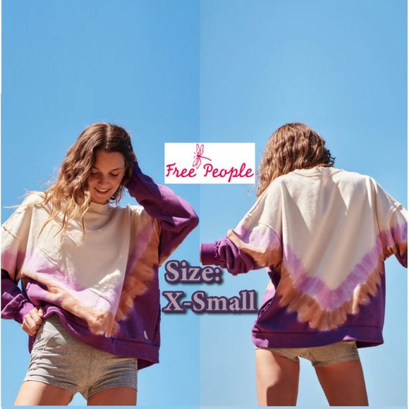 Free People FP Movement Ombre Tie-Dye Metti Crew Sweatshirt - Picture 4 of 16